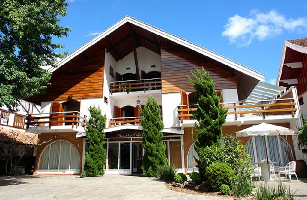 Fachada Pousada Villa Capivary