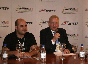 Willam P&eacute;rico na divulgação de Censo da Aviestur 2011